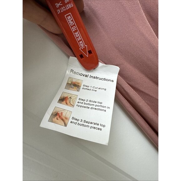 Mac Duggal Size 0 Pink 49093 Embellished Neck Trumpet Prom Formal Gown Dress - Picture 13 of 13